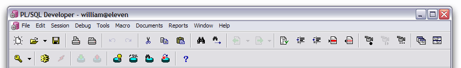 Configuring the toolbar